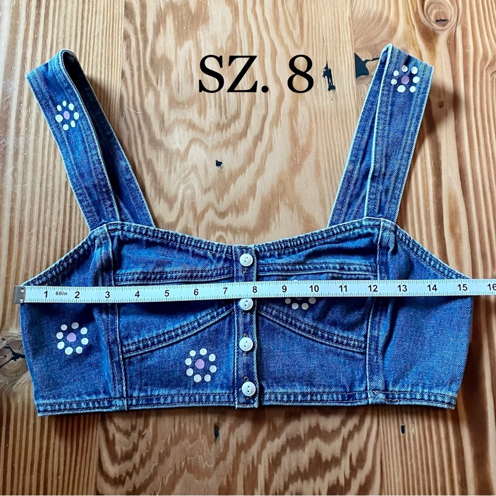 NWT Madewell Denim Sweetheart Bralette in Stamped Floral - Picture 9 of 9